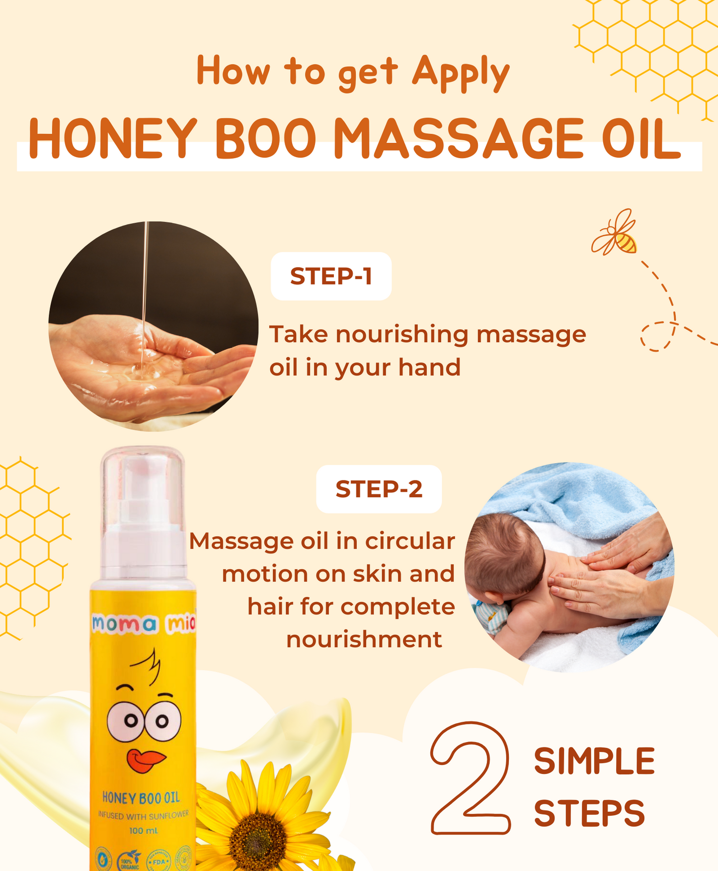Body Lotion & Body Massage and Hair oil Combo