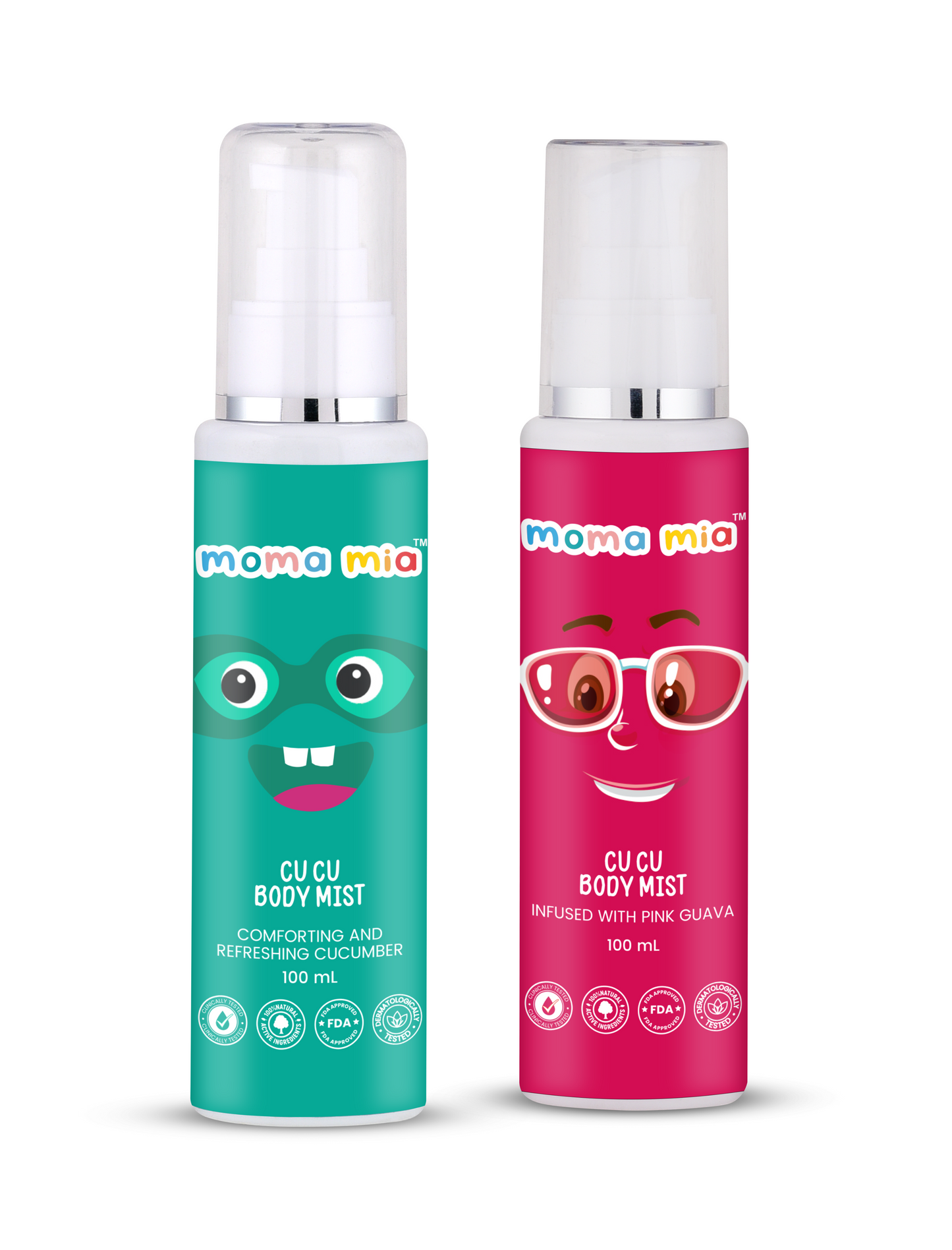 Body Mist For Kids I Cool and Refreshing I Pink Guava And Cucumber for Sun Protection | Non-Sticky & Light