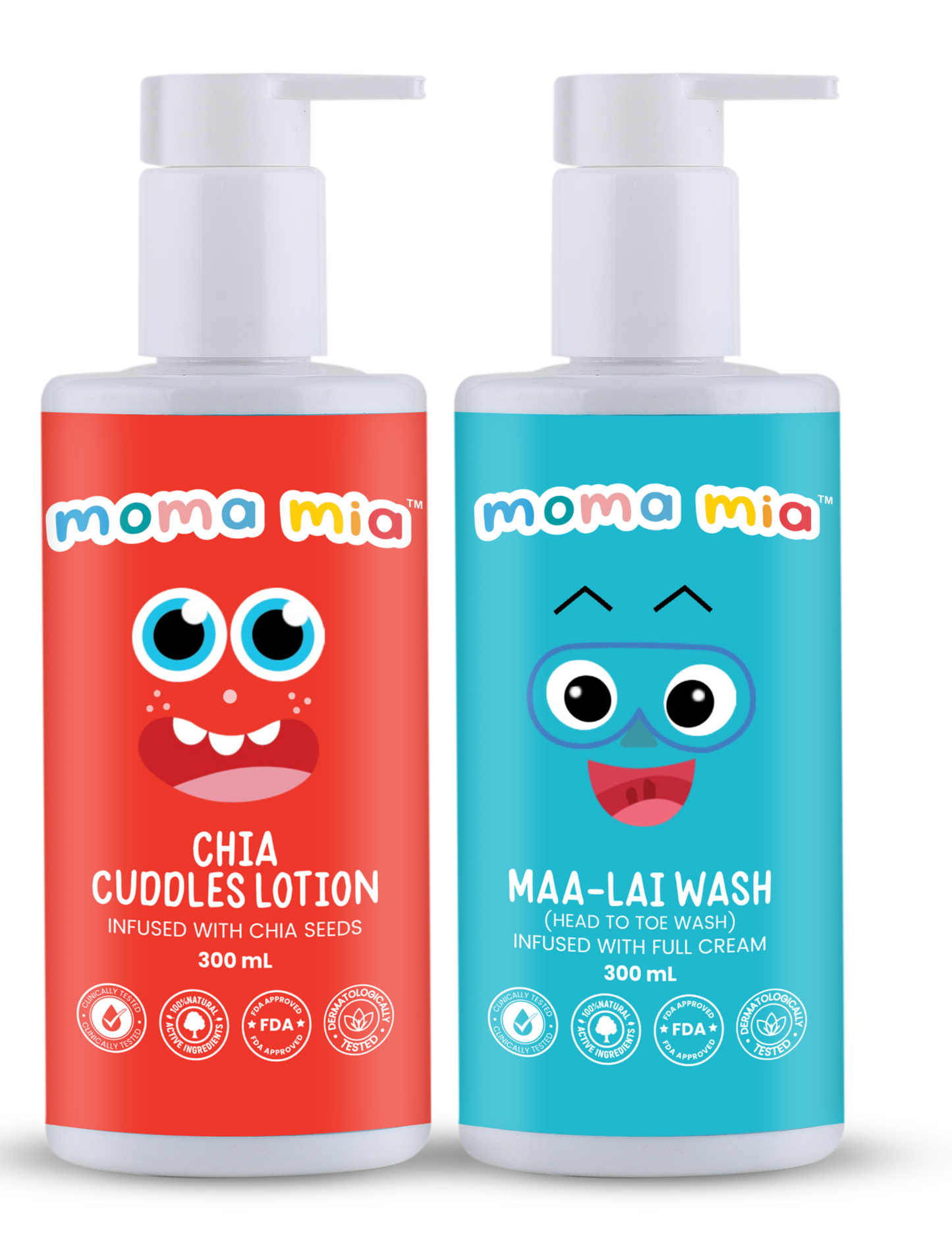 Combo I Milky Soft Body Lotion and Malai Body Wash I 24-Hour Moisturisation I Contains Malai, Chia Seeds and Quinoa