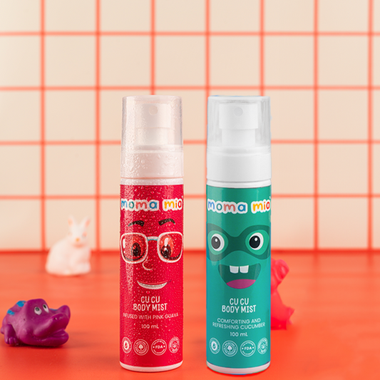 Body Mist For Kids I Cool and Refreshing I Pink Guava And Cucumber for Sun Protection | Non-Sticky & Light