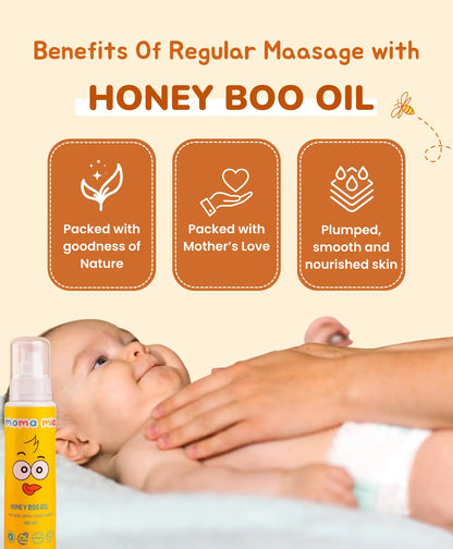 Body Massage and Hair Oil I Contains Sesame Seeds, Almond Oil and Sunflower Oil I Non-Greasy