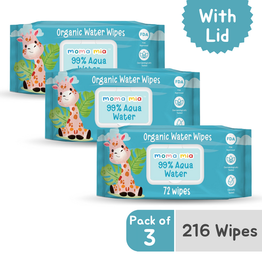 99% Pure Water Wipes for Sensitive to normal Skin (pack of 3)