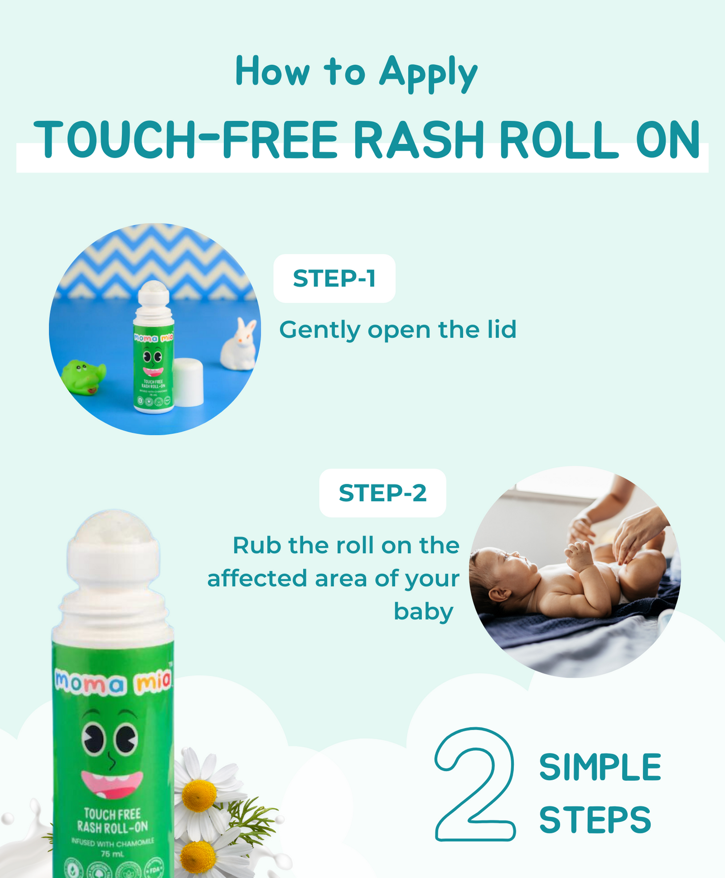 Rash cream Roll-on I With Our Innovative Roll-On Solution