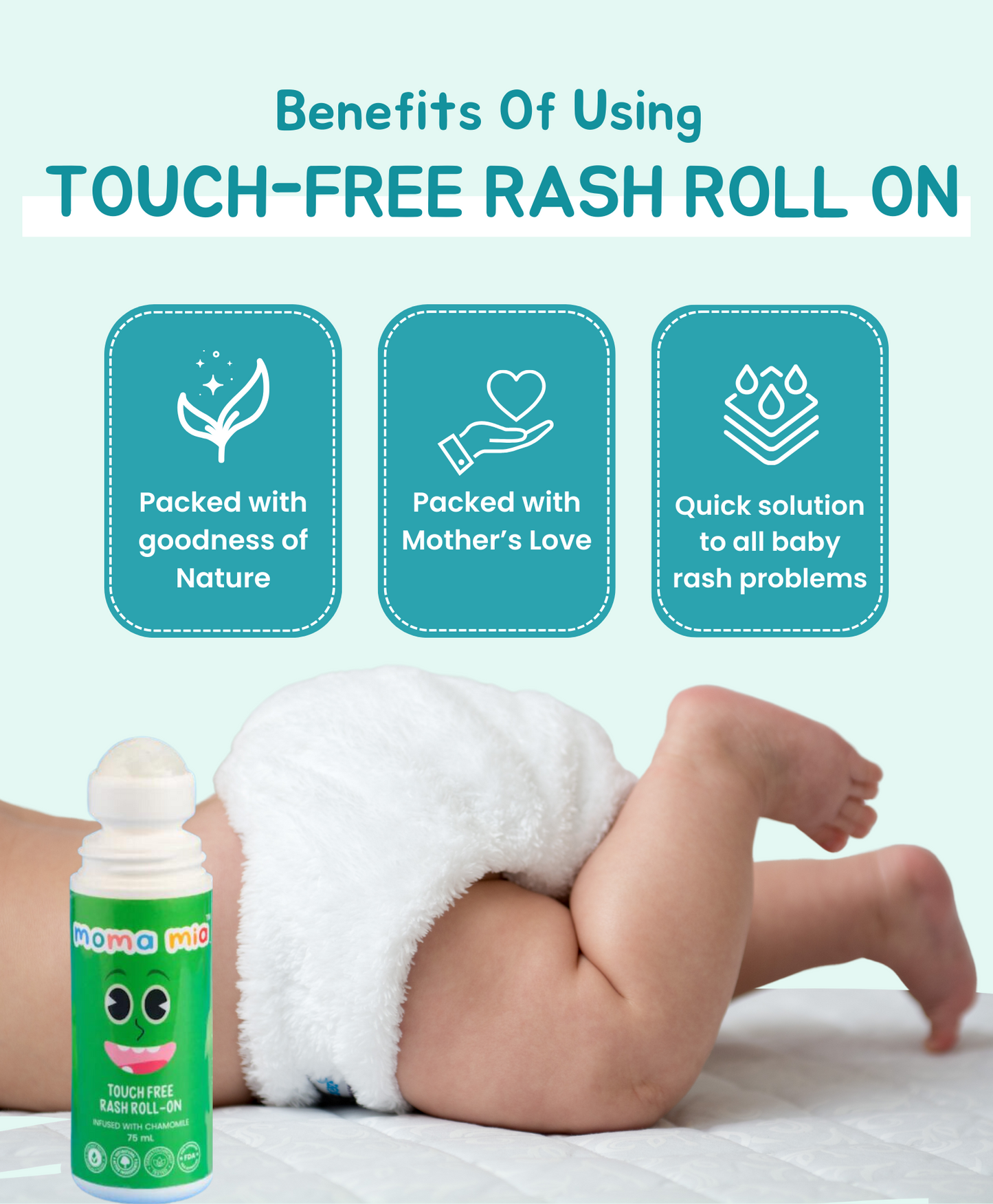 Rash cream Roll-on I With Our Innovative Roll-On Solution